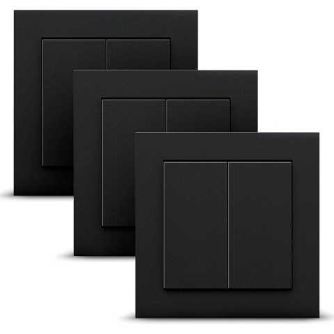 Senic Friends of Hue Slimme Lichtschakelaar 3-pack - Zwart