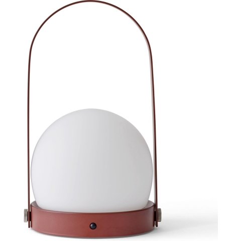Audo Copenhagen Carrie Tafellamp LED Oplaadbaar Burned Red