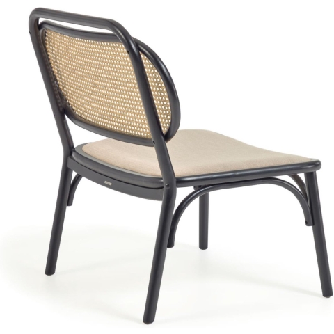 Kave Home Doriane Fauteuil Zwart