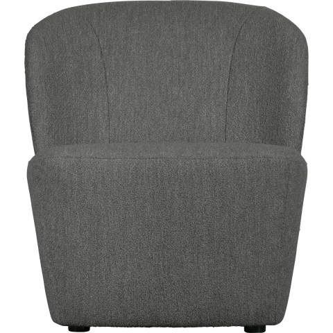 Vtwonen Lofty Fauteuil Bouclé Staalgrijs