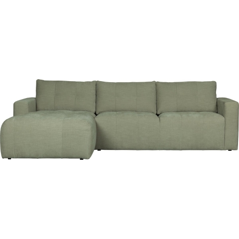 Vtwonen Bar 3-zits Bank Met Chaise Longue Links Groen