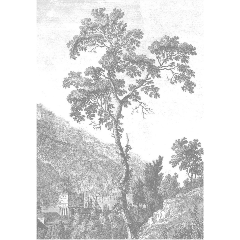 KEK Amsterdam Engraved Landscapes I Behang (4 Banen)