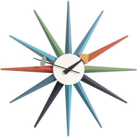 Vitra Sunburst Clock KlokØ47 Diverse Kleuren