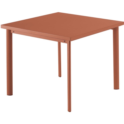 Emu Star Tuintafel Vierkant Scarlet Red 90x90