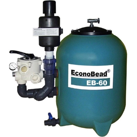 AquaForte EconoBead filter EB60 1½" klep 50mm