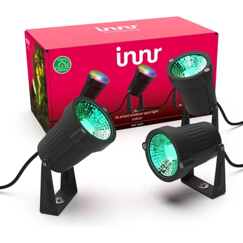 Innr Buitenspots Zigbee 3-pack - Zwart