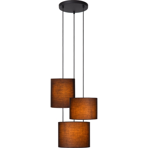 Lucide Maya Cluster 3 Hanglamp Rond Zwart