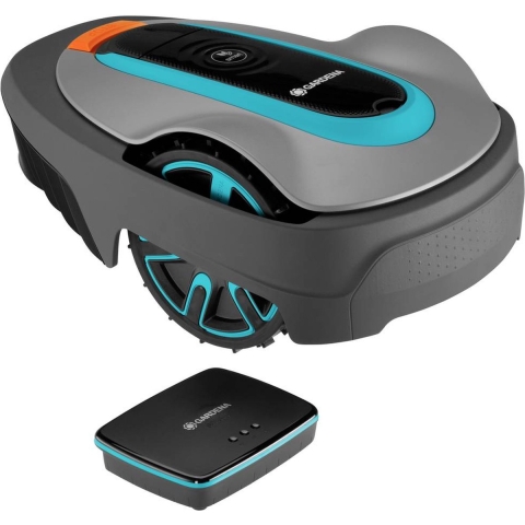 GARDENA robotmaaier smart SILENO city 400 m² set met LONA technologie Grijs