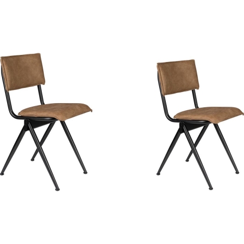 Dutchbone Willow Eetkamerstoel Mokka