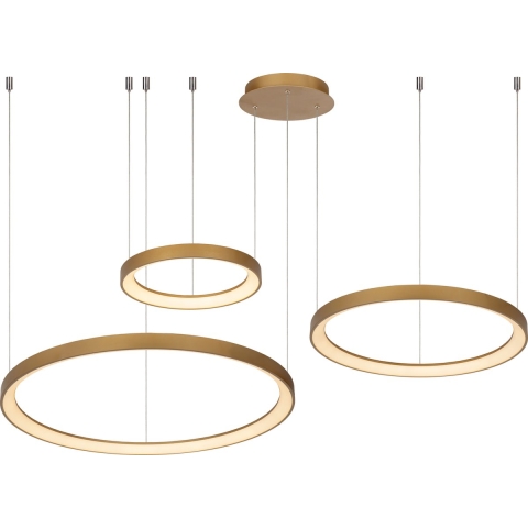 Lucide Vidal 3 HanglampØ78 LED Mat Goud