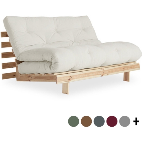 Karup Design Roots Slaapbank 140 Naturel Petrol Blue