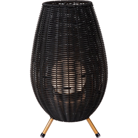 Lucide Colin Tafellamp LED Oplaadbaar Buiten IP44 Small Zwart