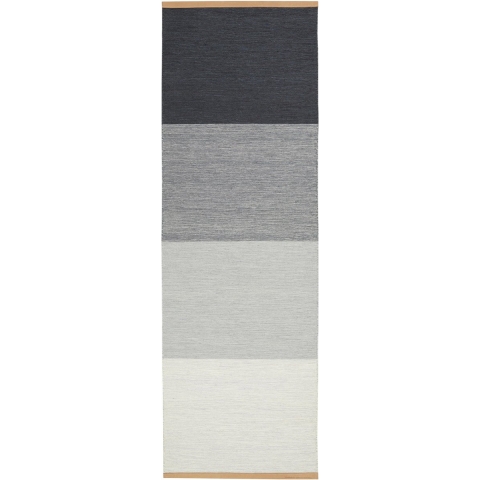 Design House Stockholm Fields Vloerkleed 80x250 Blauw/Grijs
