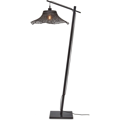 Good&Mojo Ibiza Vloerlamp Small Zwart