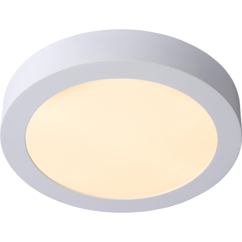 Lucide BriceØ24 Plafondlamp LED Badkamer IP44 Wit