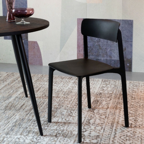 Livingstone Design James Eetkamerstoel Zwart