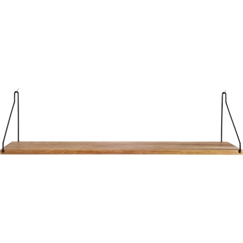 Frama Shelf Wandplank 80x20 Naturel/zwart