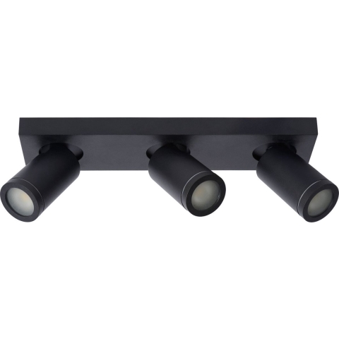 Lucide Taylor 3 Spot Badkamer IP44 Zwart