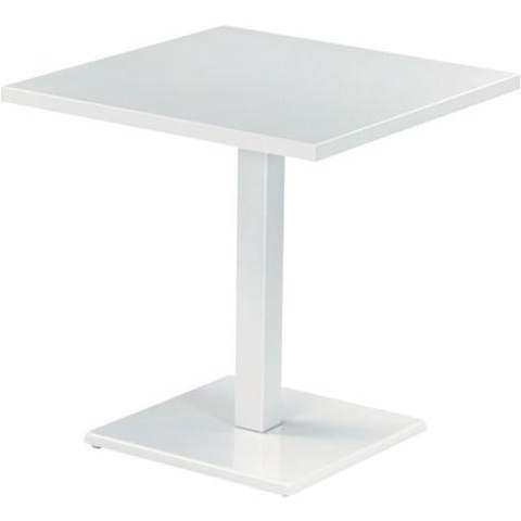 Emu Round Tuintafel Vierkant Wit 80x80