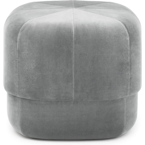 Normann Copenhagen Circus Velour Poef Small Grey