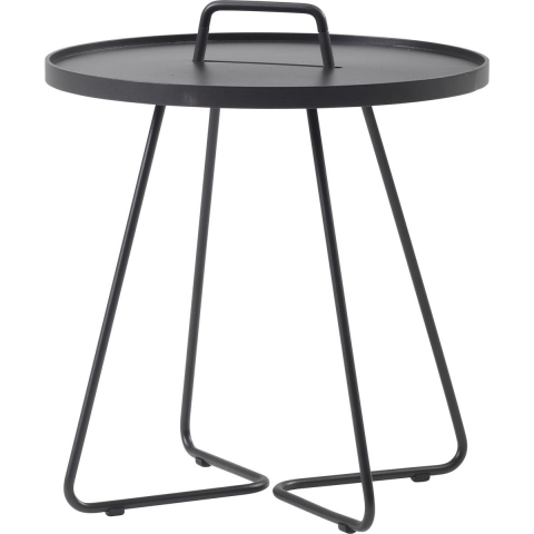 Cane-Line On-the-move Bijzettafel XSØ37 Zwart