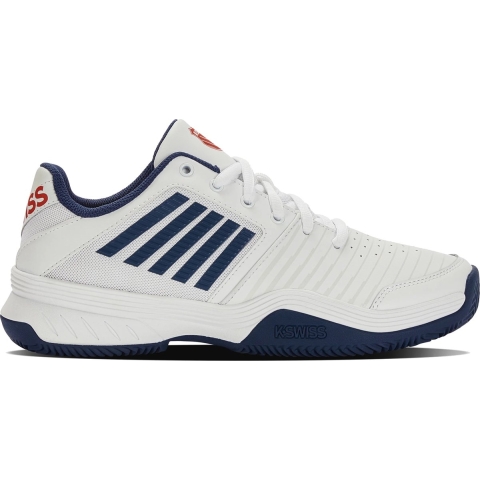 K Swiss Court Express Tennisschoenen Heren Wit/Blauw maat 45