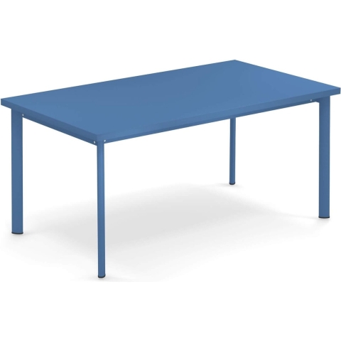 Emu Star Tuintafel Rechthoek 160x90 Marine Blauw