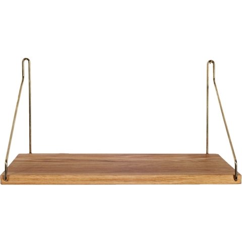 Frama Shelf Wandplank 40x20 Naturel/messing