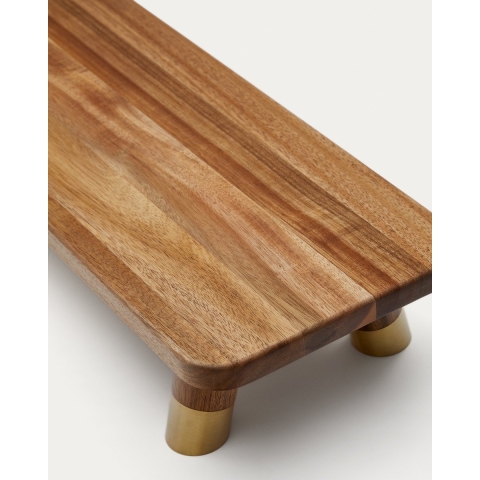 Kave Home Sataya Dienblad Acaciahout 10x64