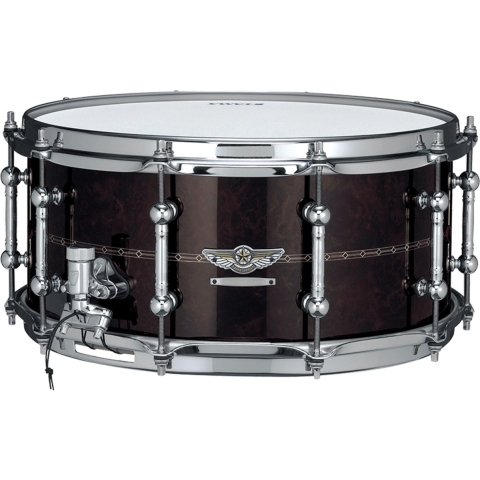 Tama Star Reserve Bubinga/Walnut 14x6.5" snaredrum, Gloss Claro Walnut