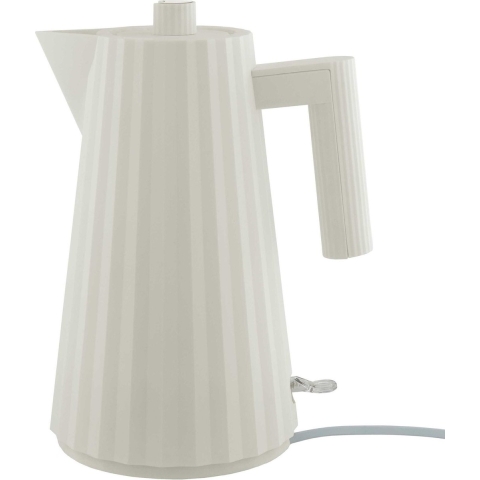 Alessi Waterkoker Plissé - droogkookbeveiliging - Wit - Michele de Lucchi - 1.7 liter - MDL06 W