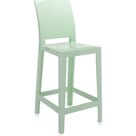 Kartell One More One More Please Vierkant Low Groen Barkruk