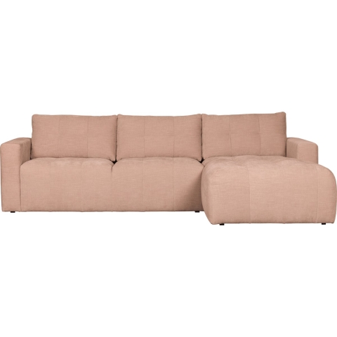 Vtwonen Bar 3-zits Bank Met Chaise Longue Rechts Roze