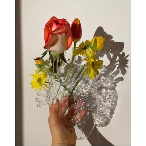 Seletti Love In Bloom Hart Vaas Kintsugi