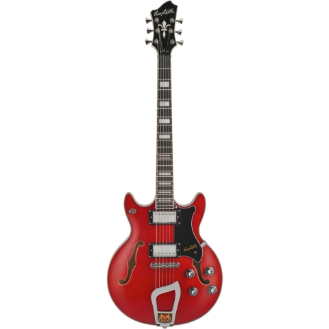 Hagstrom Alvar Wild Cherry Transparant