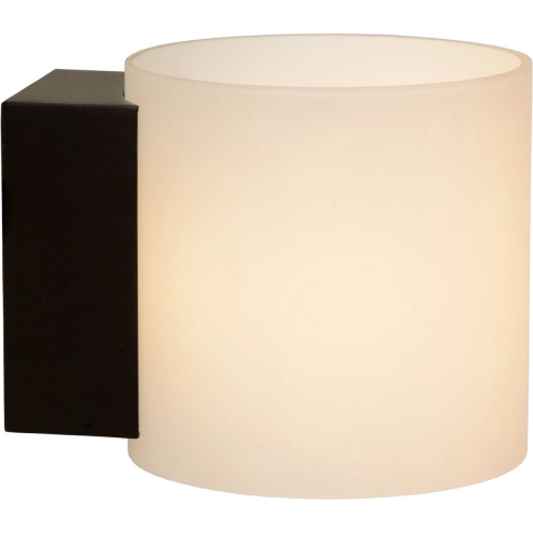 Lucide Jelte Wandlamp Badkamer IP44 Zwart/wit