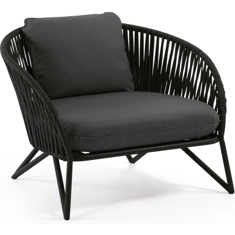 Kave Home Branzie Fauteuil Zwart