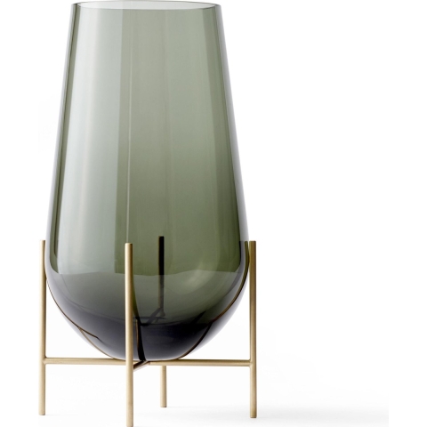 Audo CopenhagenÉchasse Vaas Medium Smoke / Brushed Brass