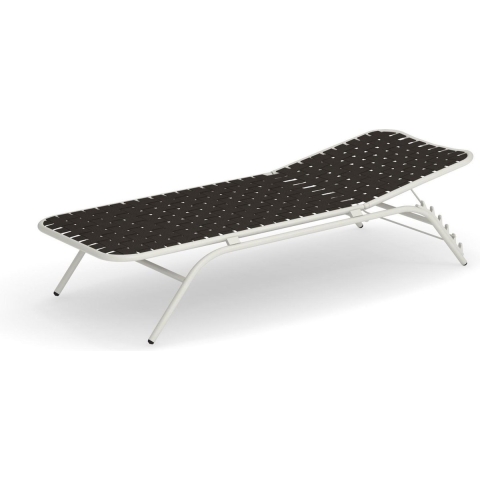 Emu Yard Sunbed Ligbed Wit/Bruin