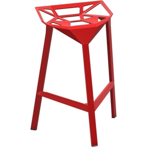 Magis Stool One Barkruk Medium Rood