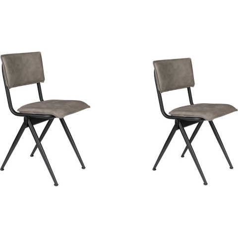 Dutchbone Willow Eetkamerstoel Grijs