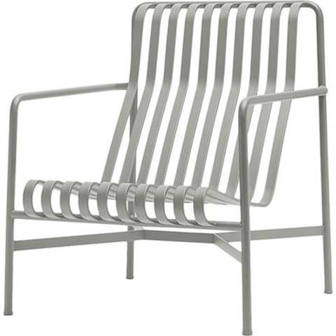 Hay Palissade High Fauteuil Lichtgrijs