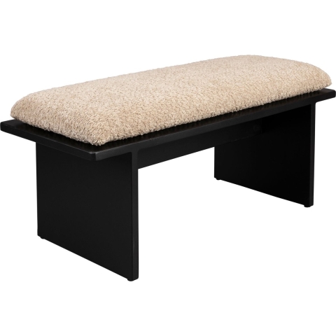 Dutchbone Shiho Bankje Zwart/beige
