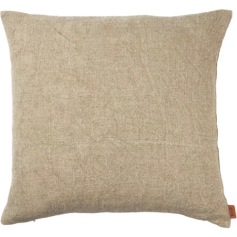 Ferm Living Heavy Linen Kussen 80x60 Natural