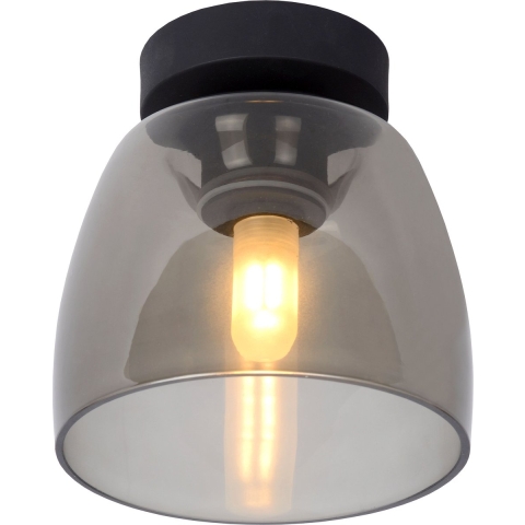 Lucide Tyler PlafondlampØ16.1 Badkamer IP44 Zwart