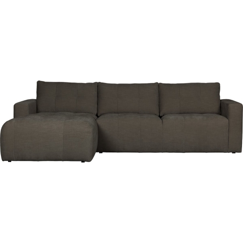 Vtwonen Bar 3-zits Bank Met Chaise Longue Links Antraciet
