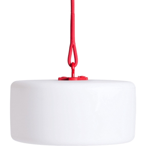 Fatboy Thierry Le Swinger HanglampØ40.5 Rood Oplaadbaar