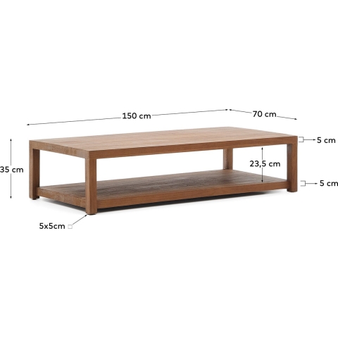Kave Home Sashi Salontafel 70x150