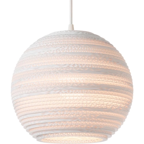 Graypants Scraplights Moon 10 HanglampØ26 Wit