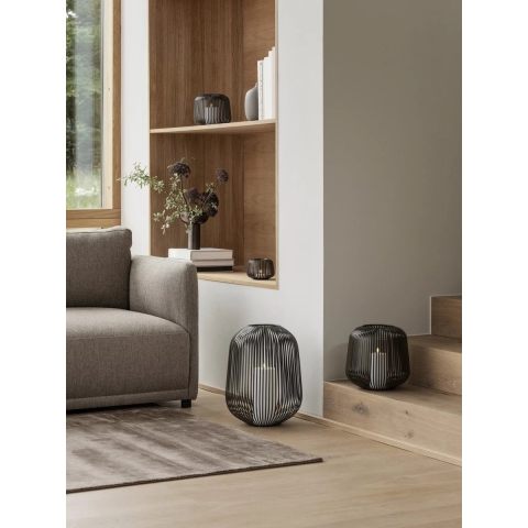 Blomus Lito Windlicht Metallic Medium Champagne
